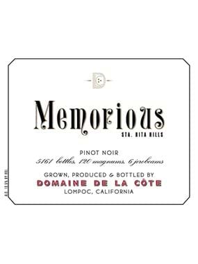 Memorious Pinot Noir